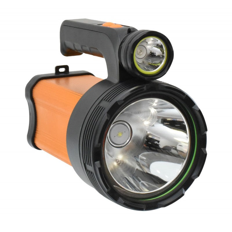 VTM zseblámpa. Laser Led 500W fehér/kék, Professional-TD9000A, narancssárga
