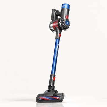 Aspirator Vertical fără Fir Frize Q-XC6, 2 în 1, Aspirator de Mână Detașabil, Perie Motorizată și Filtru Lavabil