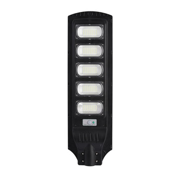 Corp Stradal cu Panou Solar Monocristalin Integrat 250W și Telecomandă - Iluminare LED 6500K pentru Spații Exterioare și Parcuri
