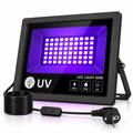 Proiector LED UV 60W IP66 – Lumină Ultravioletă pentru Petreceri, Cluburi, Evenimente, Fluorescență și Efect Black Light