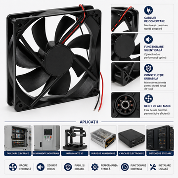 Ventilátor 24V-70x70x25 mm