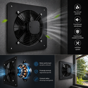 Axiális fali ventilátor 450mm