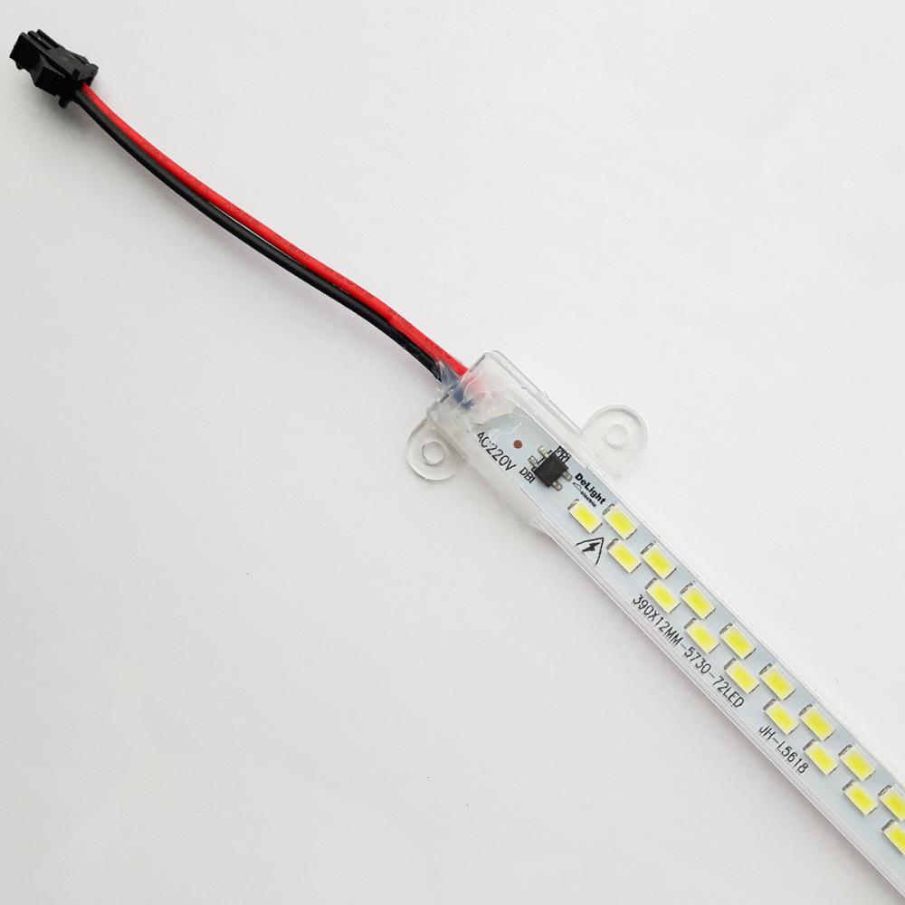 Merev LED szalag 5W, 210Lm, 400x14 mm, 6400k, IP65, 5730