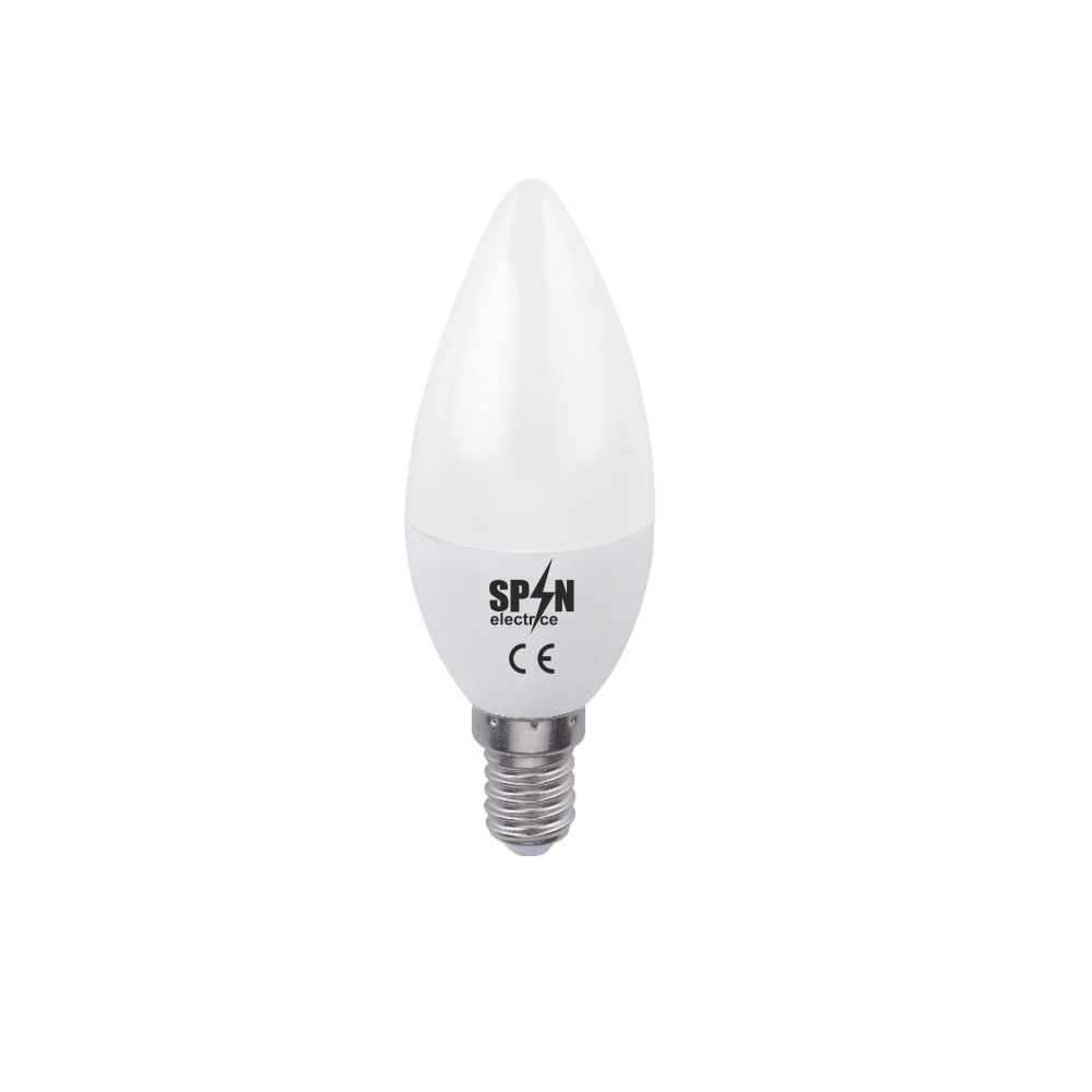 Izzó Led Candle E14, modell C35, 5W=45W, 6400K, világítás re