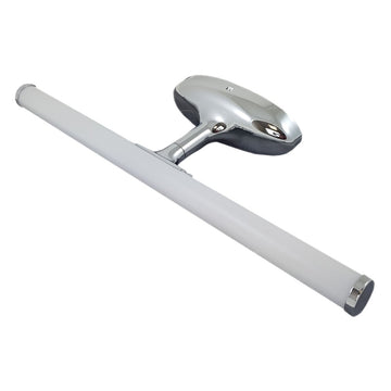 Rozsdamentes acél fürdőszoba LED ház, 6W, 6500K, hideg fény, IP44 védelemmel, 400mm