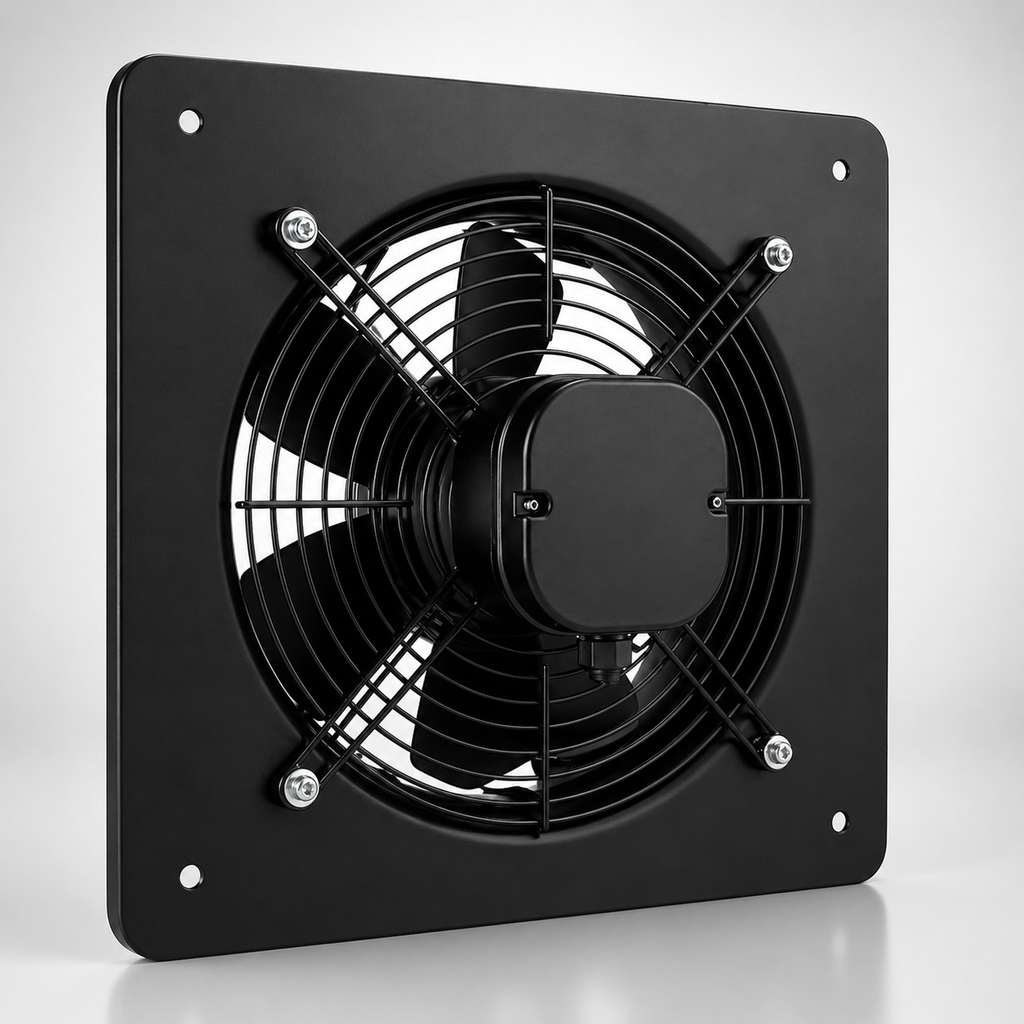 Ventilator Axial de Perete 450mm – Soluție Eficientă pentru Ventilație în Spații Interioare, Birouri sau Atelier