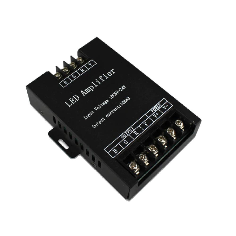 Amplificator banda LED RGB, 12V, 288W, 30A