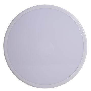 Plafonieră Rotundă de Exterior IP65 Albă 300mm, 24W (Echivalent 200W) cu Lumină Rece 6500K – Iluminat Eficient pentru Terase și Grădini