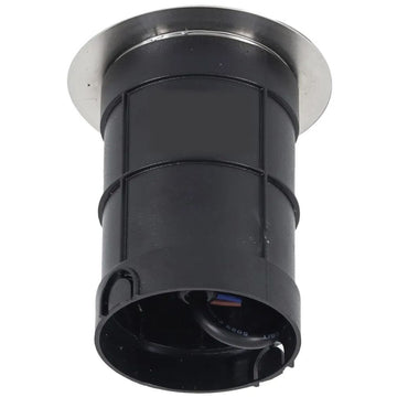 Spot LED Încastrat Pardoseală MR16 IP65 Negru – Corp Aluminiu pentru Alei, Terasă și Grădină, Ø75×97 mm