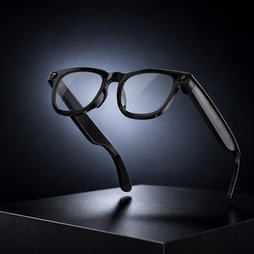 Ochelari Inteligenți cu Cameră HD Integrată, Înregistrare Video și Foto, Bluetooth, Microfon și Design Modern, Negru