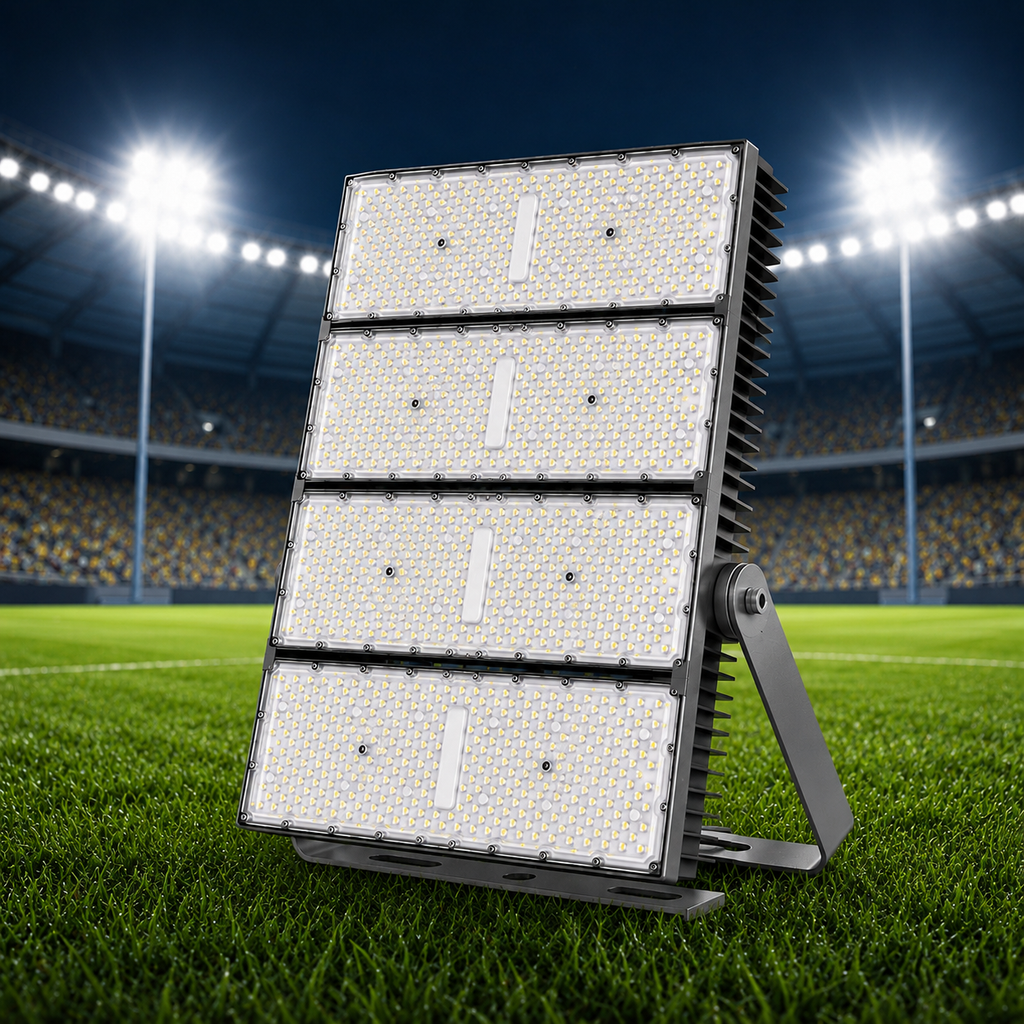Proiector LED Modular 200W IP65, 6500K, pentru Stadioane, Terenuri Sportive, Hale Industriale și Iluminat Exterior