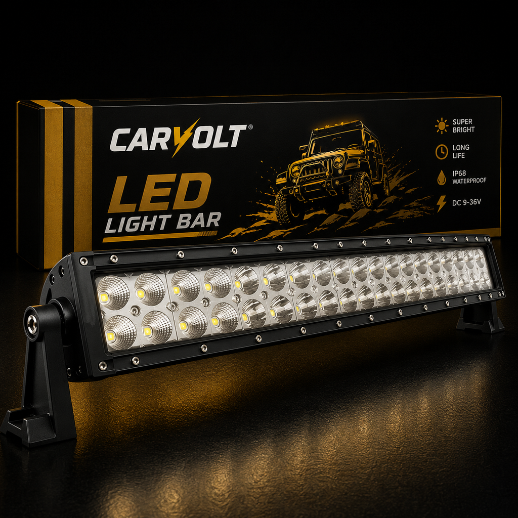 Bara LED Auto Curbată 107cm cu 260W Osram – Iluminare Super Luminoasă cu 3 Rânduri pentru SUV-uri, Camioane, ATV-uri, Pick-up-uri și Bărci, Rezistentă la Apă și Șocuri