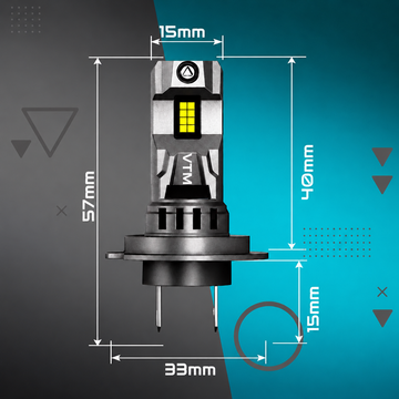 Becuri LED Auto H4 300W 30.000LM – Set LED Faruri 6000K Alb Rece, 1:1 Halogen, Plug & Play