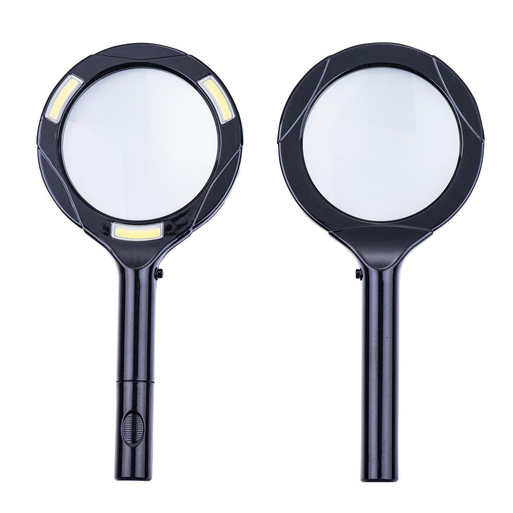Lupa cu 3 leduri cob 2w cu baterii 2XR6
