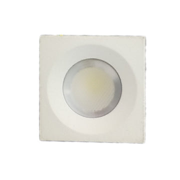 Spot Led Pătrat Pentru Mobilă, 35x35mm, 3W, 4100K, Lumină Neutră
