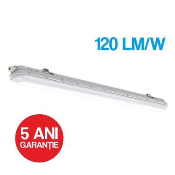 Led test 48W, 6500K, hideg fény, IP65, 1500Mm, 120LM/W - 5 év garancia