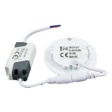 Spot Led Slim Ø85, 3W=25W, 2700K, lumina calda