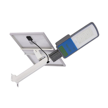 Corp Stradal cu Panou Solar Monocristalin Detasabil 6V/25W și Telecomandă – Iluminare LED 200W 6500K pentru Spații Exterioare, Grădini și Drumuri