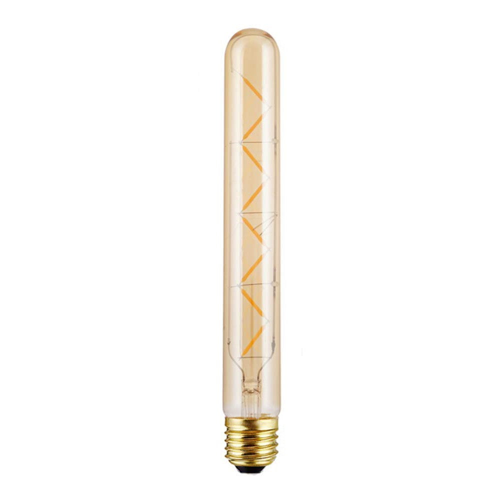 Borostyánsárga LED izzólámpa E27/8W/800LM/2500K T30x300