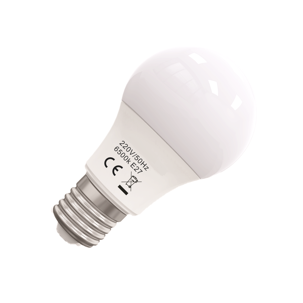 Led Eco E27 izzó, gömb A55 modell, 12W, 6400K, hideg fény
