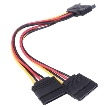 HDD tápkábel, 4 tűs Molex és 2 SATA 