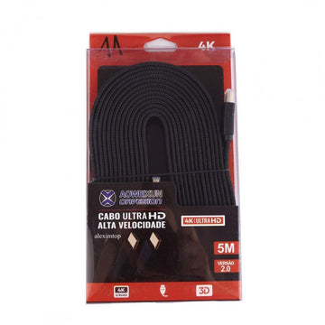 Lapos HDMI kábel ULTRA HD 4K/3D-5m