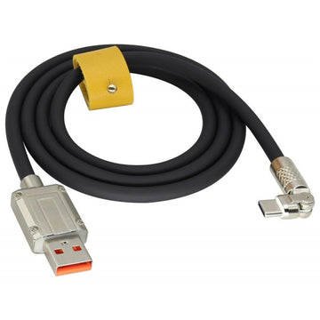 Szupergyors 120 W-os USB Type C kábel - fehér/fekete CA-8833