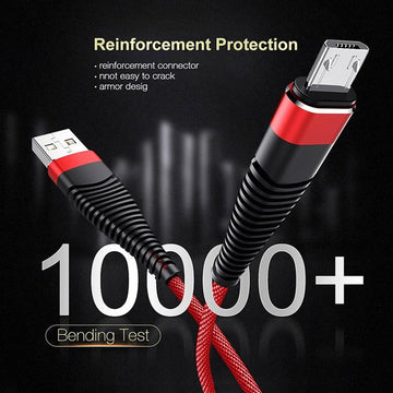USB 3.0 kábel - Micro fonott TREQA, hossza 100 cm 