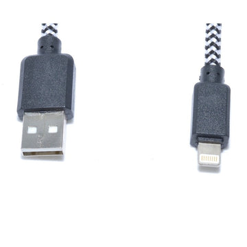 USB - iPhone kábel szűrővel/szövettel/100 cm