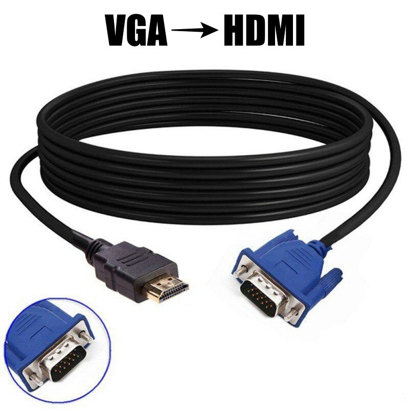Cablu Video VGA la HDMI / 1,5m