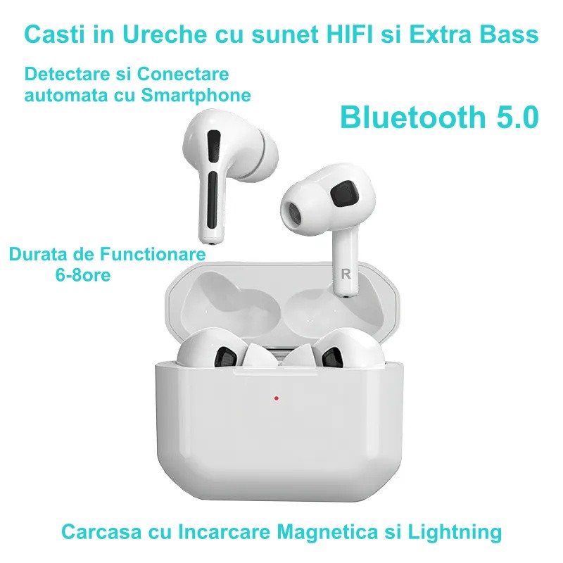 Casti Audio Pro 2 Extra Bass + HD Sound Bluetooth 5.0