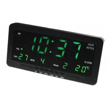 Óra 1008 Led Zöld 28,8 x 11,2 x 4,5 cm