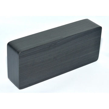 Ceas Mare din Lemn Negru cu LED Verde 21x9x4,8cm – Afișaj Elegant pentru Birou sau Spații Comerciale