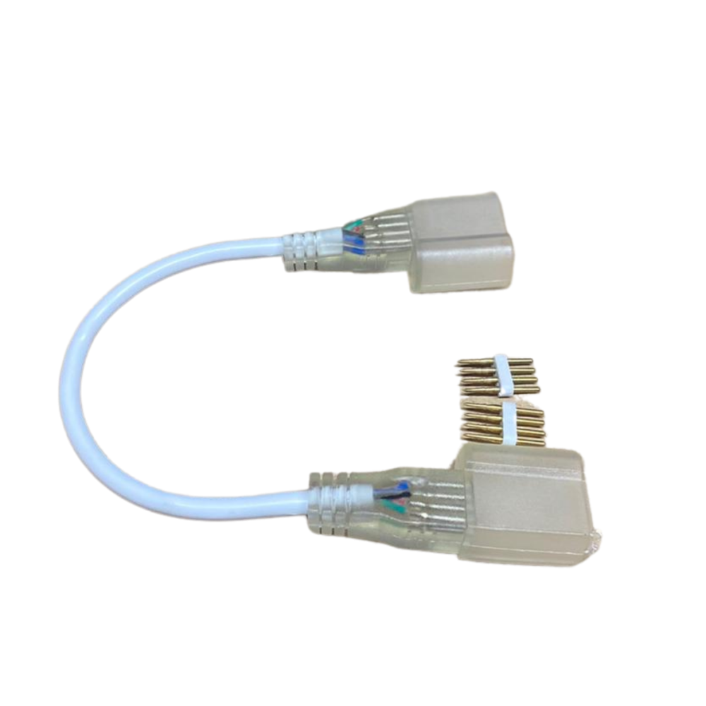 Clema conector cu fir de imbinare neon flex RGB 15X26MM