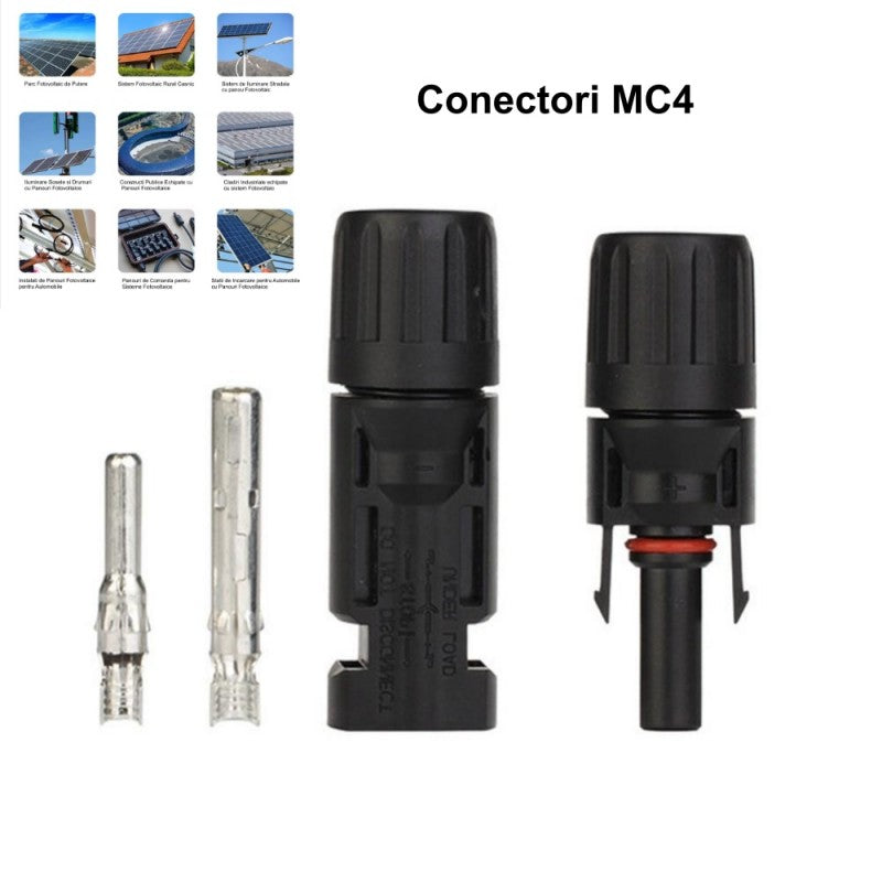 Conector MC4 de Sistem Solar Fotovoltaic-Kit 10 Set F/M - Frize