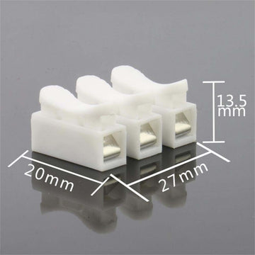Gyorscsatlakozó CH-303 Fehér, 100db/Szett