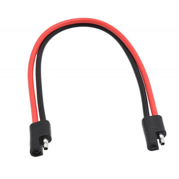 Napelem / autó akkumulátor SAE 12AWG dugós csatlakozók, 30 cm