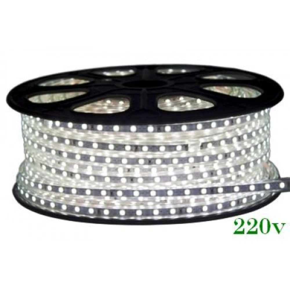 LED szalag 220V 2700K, 12W/m, Ip65, 120Led/M 3014