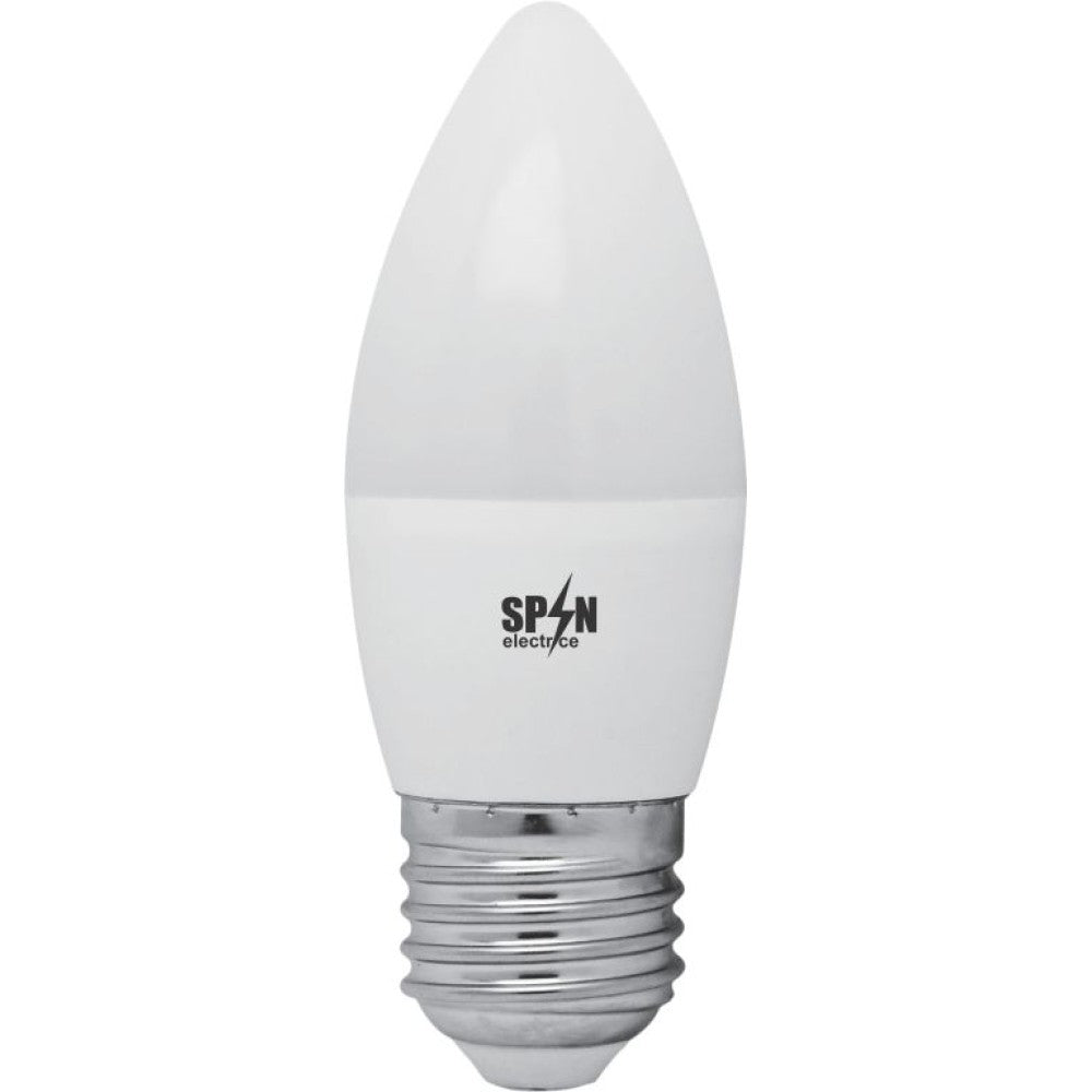 Led Candle Bulb E27, modell C37, 7W=60W, 2700K, meleg fény