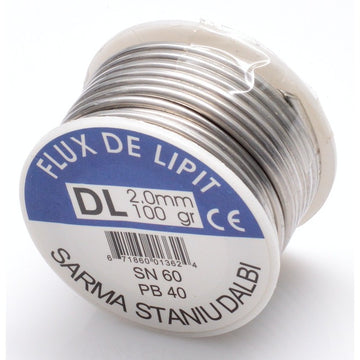 Forrasztófolyasztószer pasztával, 100g - 2mm, SN60/PB40