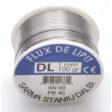 Forrasztófolyasztószer pasztával, 100g - 1mm, SN60/PB40