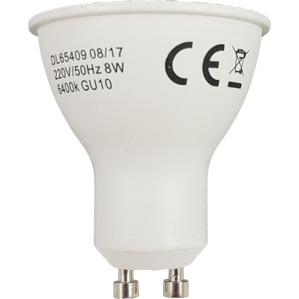 Led izzó GU10, modell R50, 8W=60W, 6400K, hideg fény
