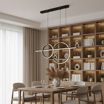 Lustră LED Titania Ajustabilă, 72W, 3900LM, 3000K-6500K