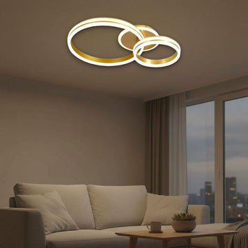Lustră LED Hydra, 150W, 9200lm, 3000K-6500K, Cu Telecomandă, 300+500mm