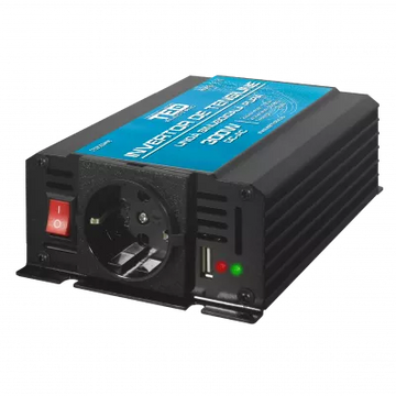 Invertor Auto 12V 220V, TED Electric TED000408, 300W, Unda Sinusoidala Pura