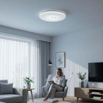 Plafonieră LED Flower, Ø230mm, 13W, 6500K, Lumină Rece