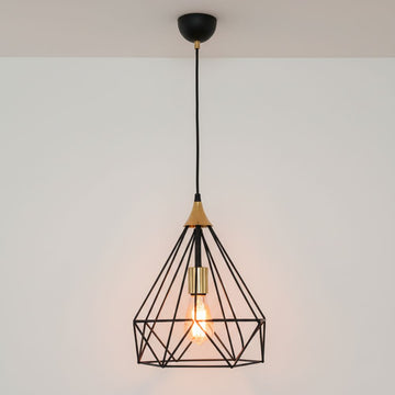 Lustră Sude Negru, 1xE27, 60W