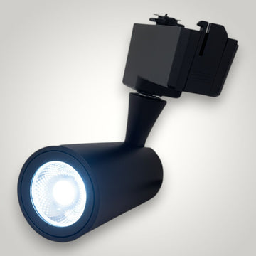 Spot LED Sina Negru 12W, 6000K, Lumină Rece