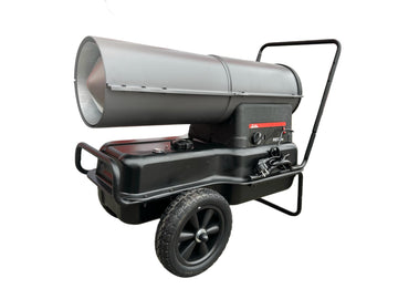 Tun de Căldură pe Motorină 50kW cu Rezervor de 40L și Consum de 5L/h – Ideal pentru Încălzirea Spațiilor Mari