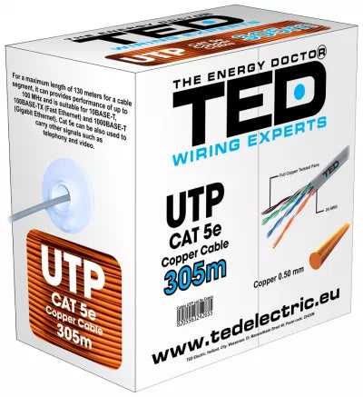 Cablu UTP Cat.5e Cupru Integral TED Wire Expert TED002495